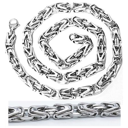 Kejsarlänk halsband i Stål(rostfritt),håller färgen livet ut!