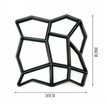 Betonforme og -støbeforme, Gangstiformer til gangsti, stenstøbning, belægning, trædesten, udendørs belægningssten, cementform til terrasse, græsplæne 