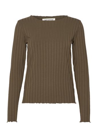T-Shirt Long Sleeve Brown Sofie Schnoor