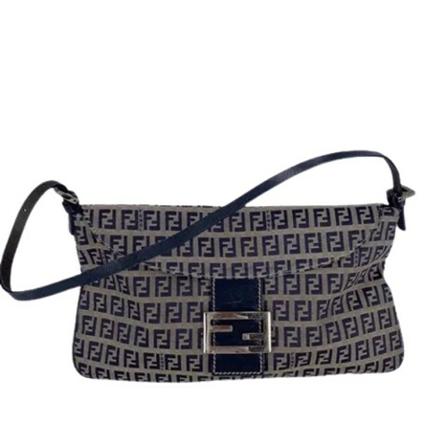 Fendi Vintage Pre-owned Canvas fendi-Tass , Blauw , Dames , Maat: ONE Size Vintage Tassen
