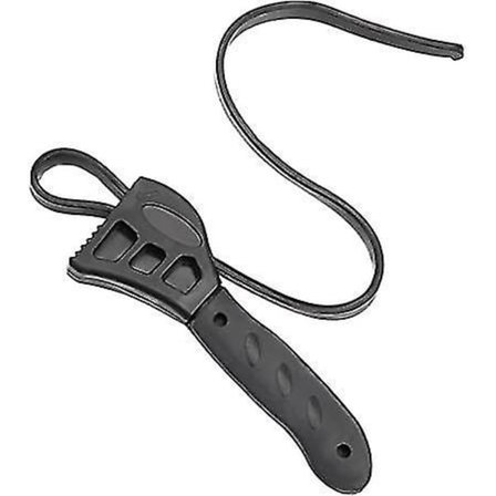 Universalnøkkel 500mm Gummistrikk Justerbar Svart