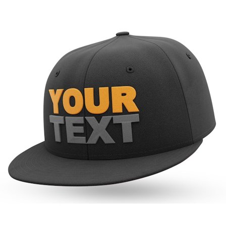 Hatstore - Svart Keps - Design your own cap - Custom Made @ Hatstore