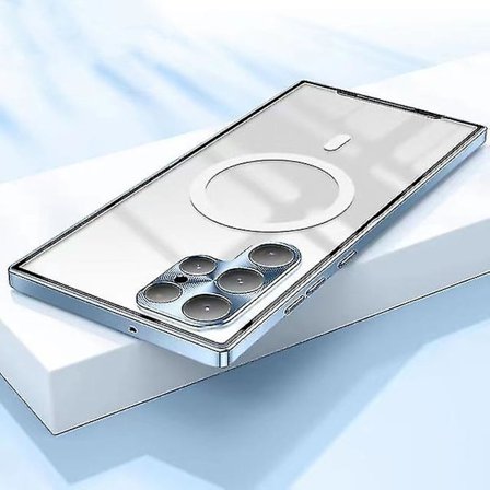 Magsafe-magneettikotelo, yhteensopiva Samsung Galaxy S22, S22+, S22 Ultra, S23 Ultra ja S23 -sarjan kanssa, täydellinen suojaus kameran linssisuojalla