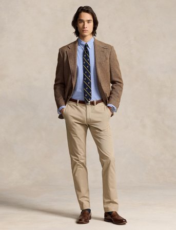 Polo Ralph Lauren Slim Fit Stretch Poplin Shirt - Blue - S