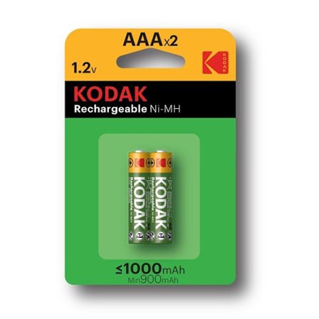 Laddningsbart AAA batterie 2-pack 1000 mAh NiMH