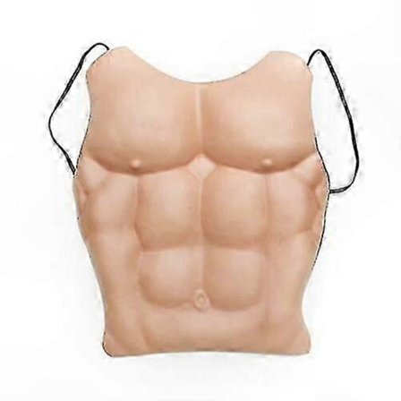 Sixpack Mave Kostume Muskel Bryst Sjovt Rollespil Party Outfit Gaveidé