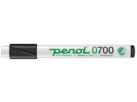 PENOL Märkpenna 0-700 perm 1,5mm svart - Lyreco - Kontorsmaterial - Pennor - Märkpennor - Rund spets