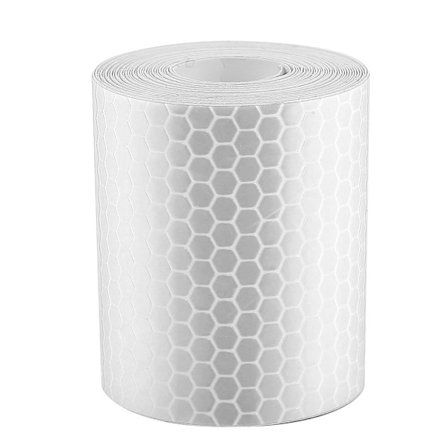 5cmx3m Sikkerhedsreflekterende Tape Rulle Klistermærke til Trailer Biler Cykler Sølv