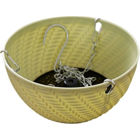 2 stk. Blomsterophæng, Heavy Duty Efterår Indendørs Udendørs Hanger Bordplade Stabil Plante Kurv Til Sukkulenter, Grøn