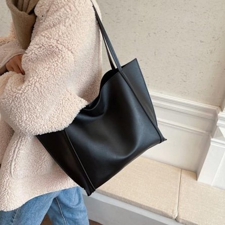 Stor retroväska för kvinnor 2023 Ny stil Väska Axelväska Fashionabel Stor väska Högkvalitativ enfärgad Total E-väska