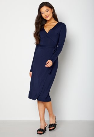 BUBBLEROOM Wrap Midi Dress Klær