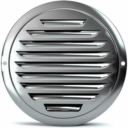Ruostumattomasta teräksestä valmistettu tuuletusputki ilmanottoaukon 100 mm metallinen pakoputken cover mesh (10,2 cm)