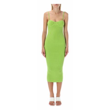Helmut Lang, Dress M04Hw 702V Groen, Dames, Maat:M