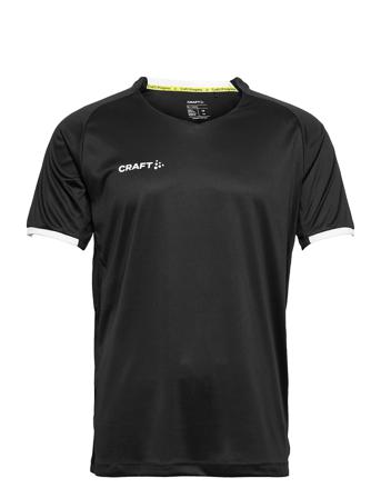Progress 2.0 Solid Jersey M T-shirts Short-sleeved Svart Craft*Betinget Tilbud