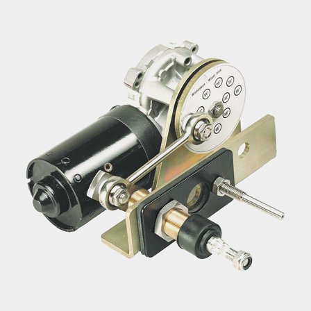 Motor de limpiaparabrisas para barco Exalto Heavy Duty, 12 V, eje de 20 mm