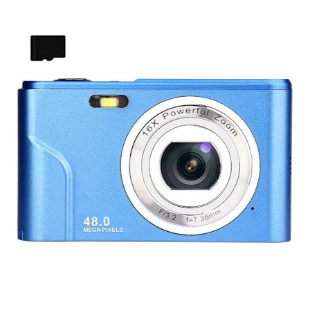 DC311 Kompakt Digitalkamera med 32GB TF-kort Blue