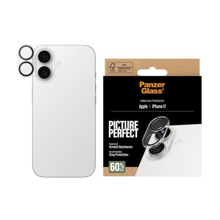 Panzer PicturePerfect Camera Lens Protector iPhone 17 PanzerGlass - High quality tempered glass screen protector