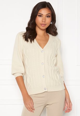 VILA Becks 3/4 Knit Cardigan Birch Klær