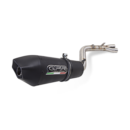 Halvsystem Eksos G.P.R. GPE EVO Titan Svart - Ducati Multistrada 950 2017-2020