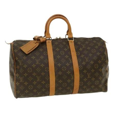 Louis Vuitton Vintage, Pre-owned Canvas travel-bags Bruin, Dames, Maat:ONE Size