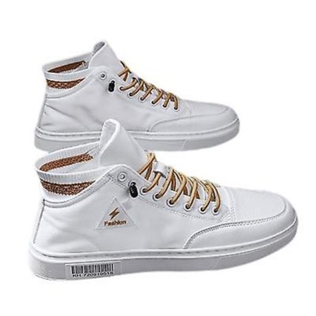 Tunn tygsko för män Höga canvas Allround vardagssneakers