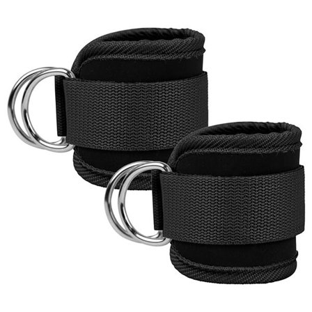 Kestävät nilkkaremmit – mukavat SBR-pehmusteet ja teräsrengas harjoitteluun