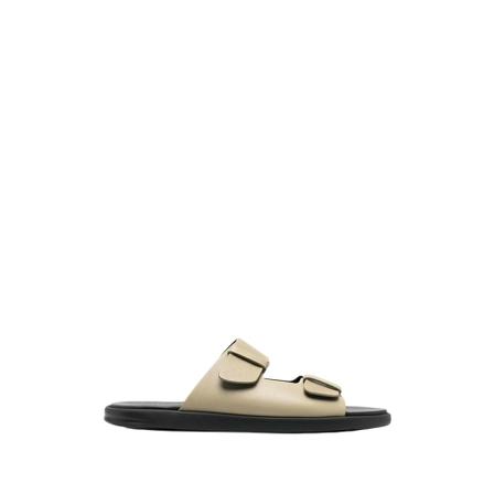 Doucal's, Plume Sandals W/Double Buckle Groen, Heren, Maat:42 EU