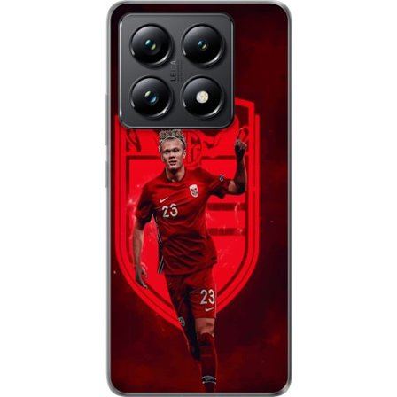 Kompatibelt Mobildeksel til Xiaomi Xiaomi 14T Pro Erling Haaland Manchester City Norge fotball målmaskin angriper sterk fysikk fart og kliniske avslu
