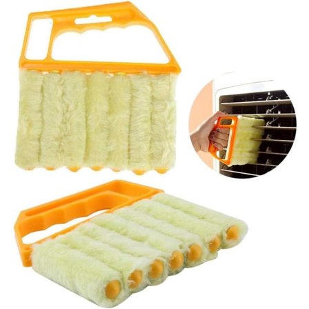 Galaxy Persiennrengøringsmiddel, 2 stk. Shutter Duster, persiennebørste, egnet til rengøring af lameller