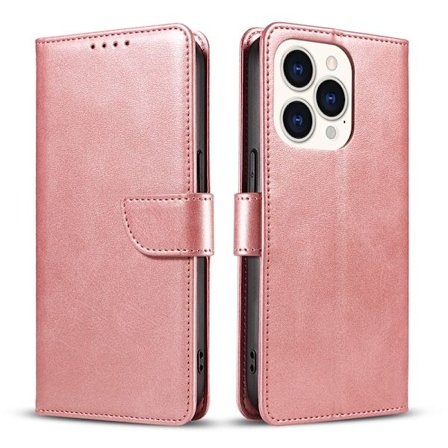 Etui til Samsung A16 Rosa Kalvemønster Lær Flip