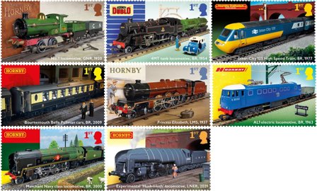 England - Hornby Modeltog - Postfrisk sæt 8v