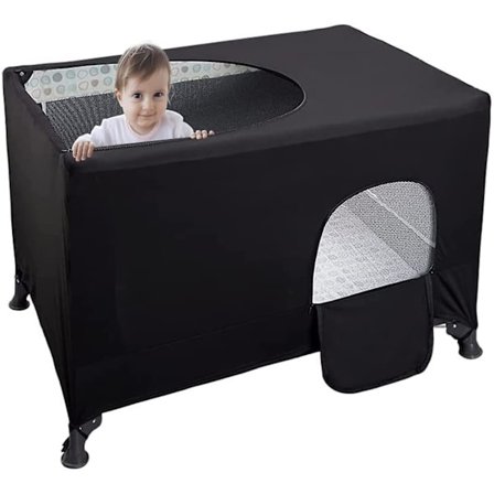 Babysenghimmel Åndbar Net Søvn Skygge Mørklægning Rejsebarneseng