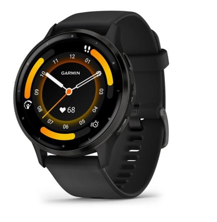Garmin Venu 3 - svart fiberarmert polymer - smartklokke med bånd - 8 GB