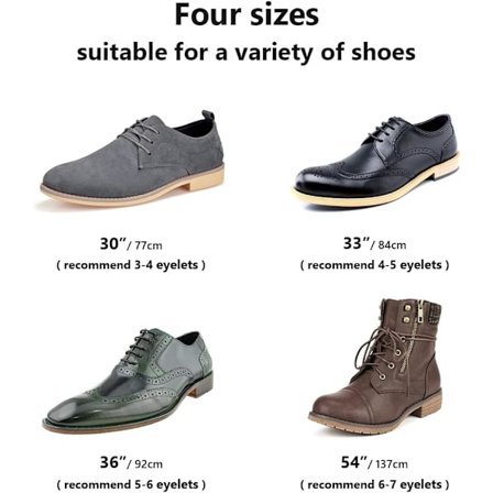 Voksbehandlede Runde Snørebånd 3/32" til Herre- & Damesko - Sortgrøn, 30" - 1 Par