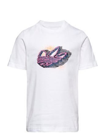 Graphic T-Shirt T-shirts Short-sleeved Vit Adidas Originals
