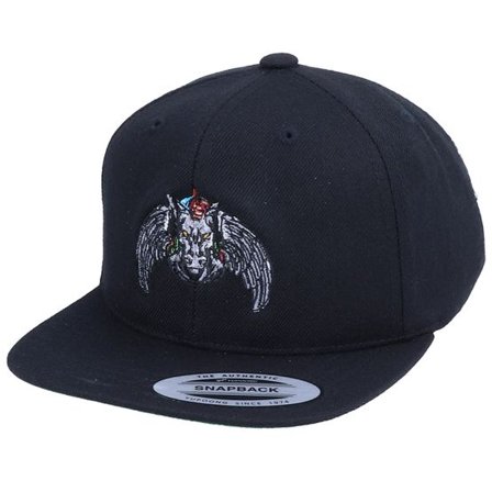 Unicorns - Svart snapback Keps - Kids Awesome Unicorn Black Snapback @ Hatstore