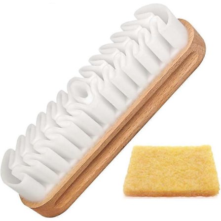 Crêpeborste Gummi - Mockaskoborste för rengöring av alla typer av mocka- och nubuckläder