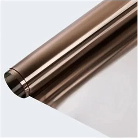 Yksisuuntainen peililasi, yksityisyyttä suojaava ikkunakalvo (teehopea, 45 cm x 600 cm)