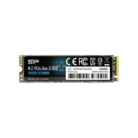 SILICON POWER P34A60 - SSD - 256 GB - PCIe 3.0 x4 (NVMe)