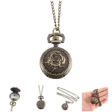 Vintage watch bronsfärg kvarts watch Cool Chain Rose klockor