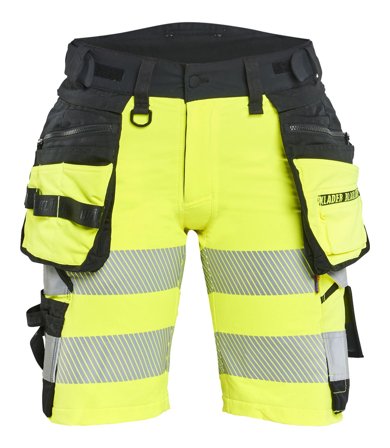 Blåkläder 702016483399C50 Shorts varsel, gul/svart C50, Kläder