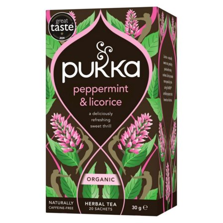 PUKKA Te Örtte Peppermint & Licorice 20/fp - Lyreco - Kök och servering - Kaffe och te - Te