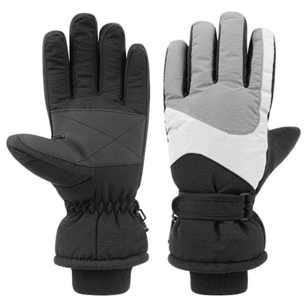Skihandsker til børn, vandtætte vinterhandsker, varme fleecehandsker, snowboardhandsker, snefaste isolerede termiske handsker til koldt vejr