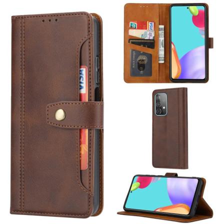 Samsung Galaxy A72 - Plånboksfodral - Brun Brown Brun