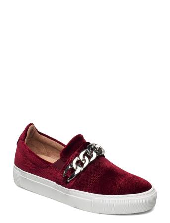 Frida Chain Velvet Croco Red Pavement