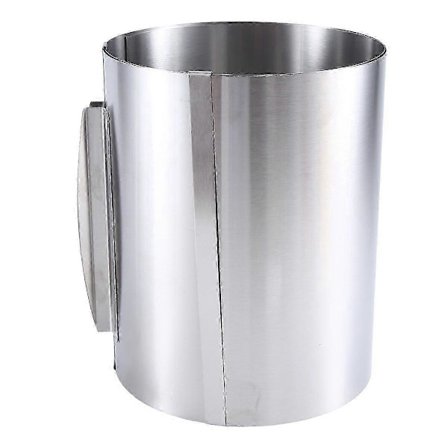 Justerbar kakring hög 20 cm - Justerbar bakring i rostfritt stål - Hög bakform för enkel beredning