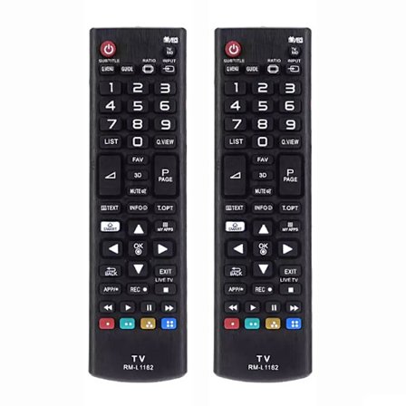 2x Ersättningsfjärrkontroll RM-L1162 för LG TV