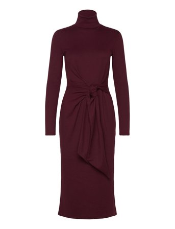 Lauren Ralph Lauren | Tie-Front Turtleneck Dress | L