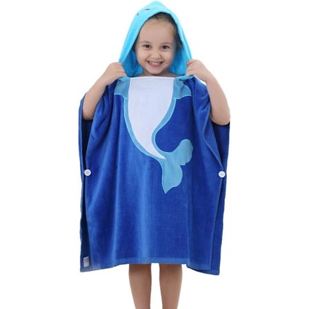Børne badehåndklæde Baby hættehåndklæde Sød Toddler Bomulds badekåbe Så