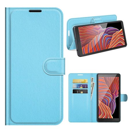 Classic Samsung Galaxy Xcover 5 flip kuoret - Sininen
